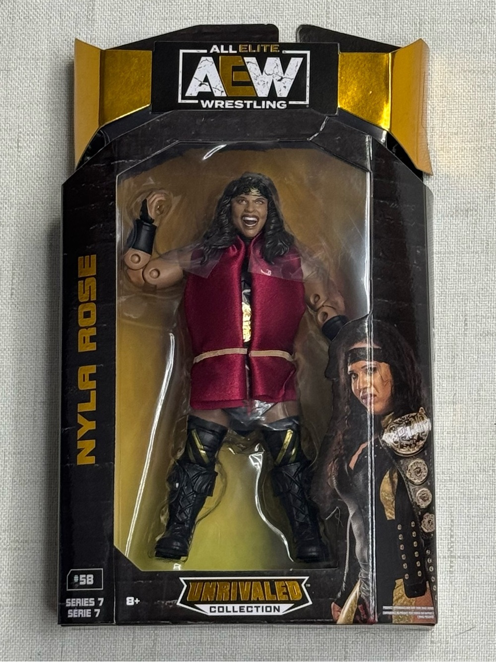 2021 AEW Jazwares Unrivaled Collection Series 7 #58 Nyla Rose